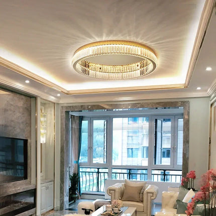 Plafonnier LED en cristal au design épuré pour intérieur — LZ4X9Q