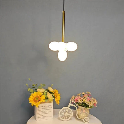 Lustre suspension minimaliste en verre pour intérieur moderne — LZ4D9XQ