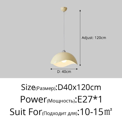 Lustre LED simple pour décoration intérieure style nordique — LZ4X9T2