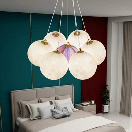 Lustre nuage lumineux décoratif pour chambre d'enfants — LZ4X9J