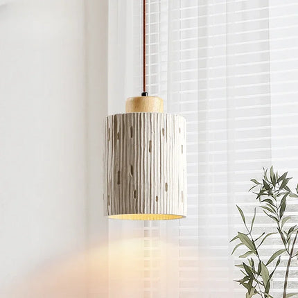 Suspension LED en ciment au style nordique moderne — LZ4X9P2Q