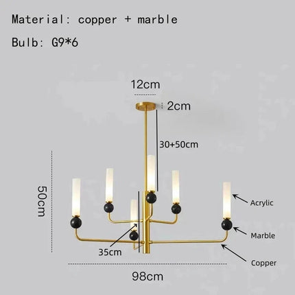 Suspension en marbre naturel à cordon réglable nouvelle collection — LZ4Q7M2
