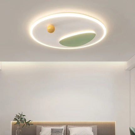 Plafonnier LED intérieur design rond et carré moderne — LZ4X9T