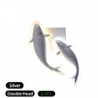 Argent Double Tête 1 / 40x18CM