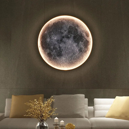 Applique murale LED en forme de lune pour décoration intérieure — LZ4X9T1