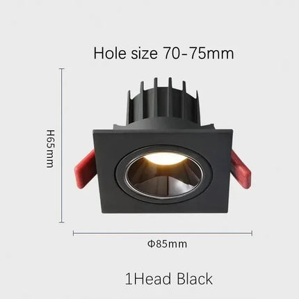 Plafonnier LED à spots intégrés avec intensité réglable — LZ4M9Q2
