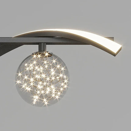 Suspension LED minimaliste en verre avec gradation intégrée — LZ4X9T