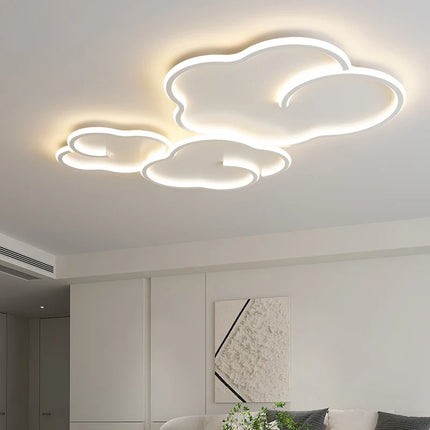 Plafonnier scandinave forme nuage avec gradation et télécommande optionnelle — LZ4F7D2