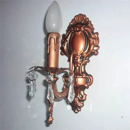 Applique murale classique avec cristaux décoratifs suspendus — LZ4X9P2