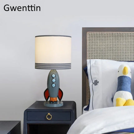 Lampe de bureau design fusée style méditerranéen nordique — LZ4X9Q7