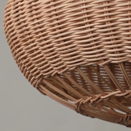 Suspension en rotin tissé style wabi sabi pour intérieur — LZ4X9M