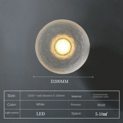 Applique murale ronde LED pour intérieur et extérieur — LZ4X9P2