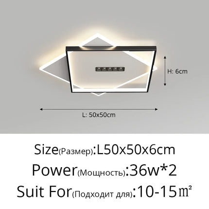 lustre led avec projecteur pour éclairage intérieur