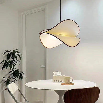 Lustre LED suspendu en tissu avec cordon réglable — LZ4B7XQ