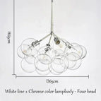 Chrome blanc 4 têtes / Lumière neutre