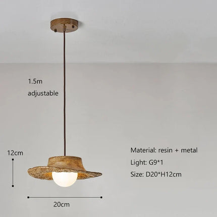 Suspension LED style wabi sabi nordique pour restaurant — LZ4P9XQ