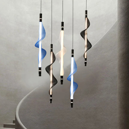 Lustre LED tendance en acrylique design moderne 2024 — LZ7QX9