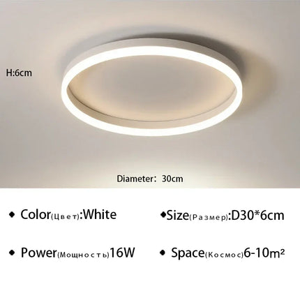 Plafonnier LED moderne pour décoration intérieure lumineuse — LZ4X9P2