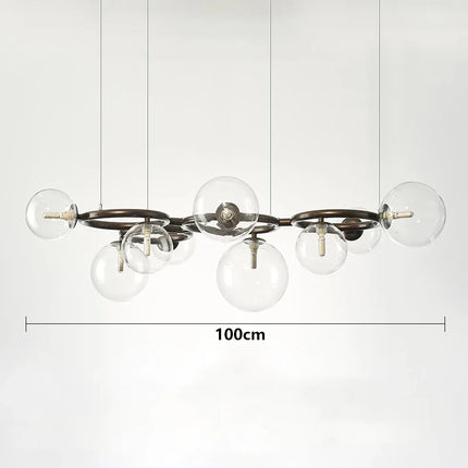 Lustre suspension en verre à bulles style nordique pour intérieur — LZ4X9P2