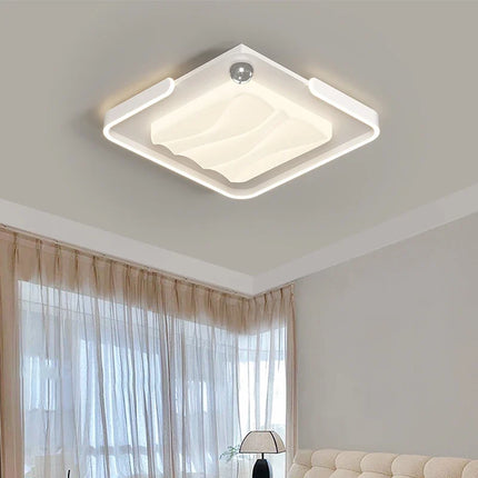 Plafonnier LED moderne style français avec télécommande et lumière chaude — LZ4X9T2