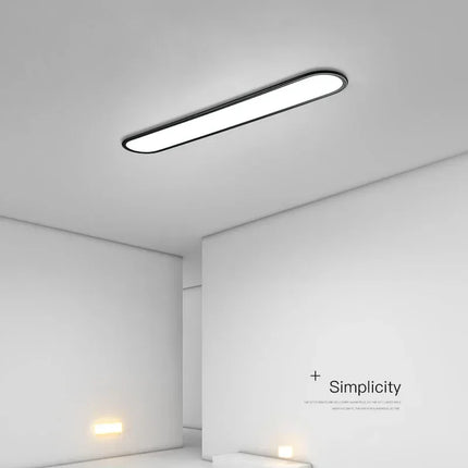 Plafonnier LED ultra fin pour intérieur moderne et élégant — LZ4D7Q9