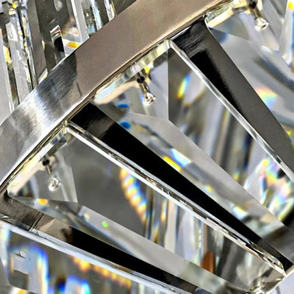 Lustre suspendu en cristal avec lampes LED luxueuses — LZ4X9Q7