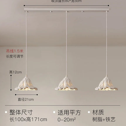 Suspension en résine style wabi-sabi zen vintage pour intérieur — LZ4X9T