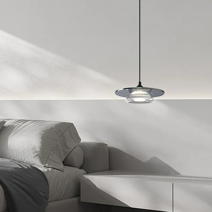 Suspension LED design en verre et cuivre avec cordon réglable — LZ4X9P