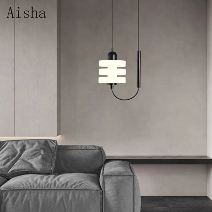 Lustre suspension en verre au design nordique élégant — LZ4X9P