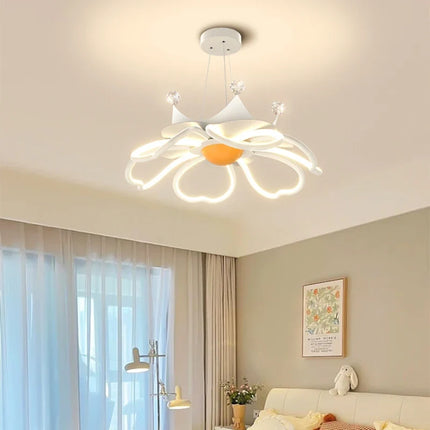 Plafonnier moderne en forme de fleur pour ambiance romantique — LZ4X9P2
