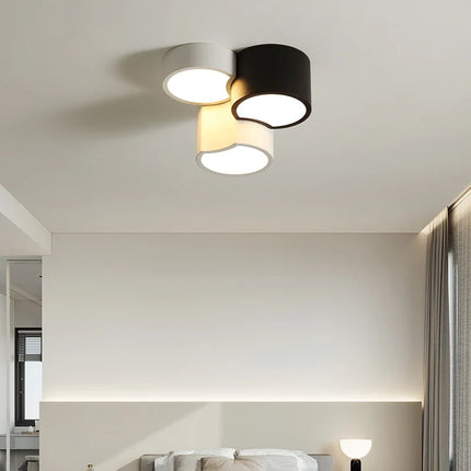 Plafonnier géométrique minimaliste pour entrée moderne — LZ4X9P2