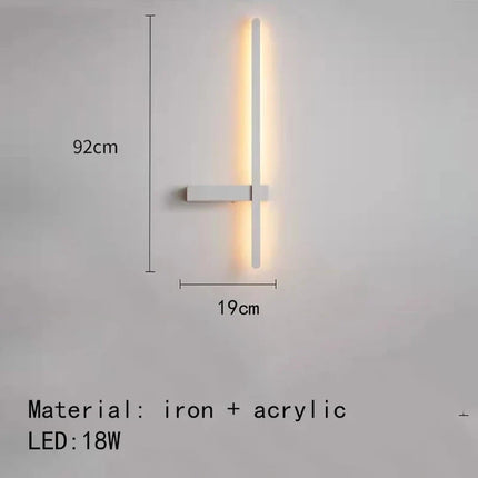 Applique murale LED au design artistique minimaliste — LZ4X9P2