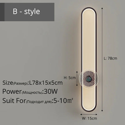 Applique murale moderne à grille pour protection des yeux — LZ4X9B2