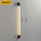 Modèle B / Acier inoxydable / Blanc chaud (2700-3500K)