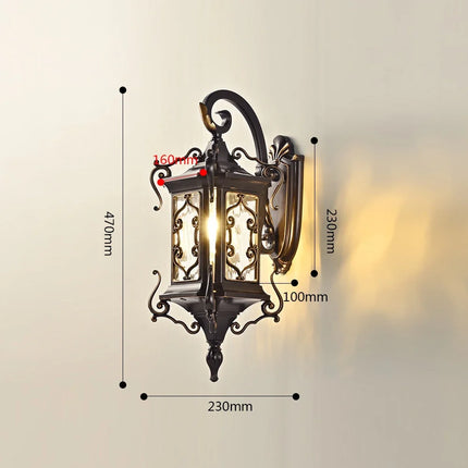 Applique murale rétro pour éclairage extérieur de jardin et patio — LZ4X9B2