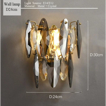 Lustre moderne en cristal pour décoration intérieure 2024 — LZ4X9B