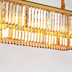Cristal de couleur ambre / Corps en or / Applique