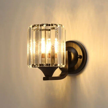 Applique murale art déco en cristal taille diamant brillante — LZ4X9Q