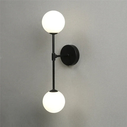 Applique murale nordique en fer et verre au design luxueux — LZ4X9P2Q