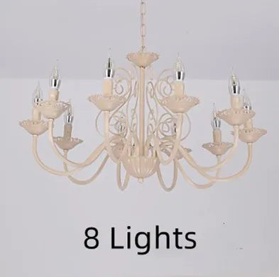 Lustre rétro en fer forgé style campagnard américain pour intérieur — LZ4X9P