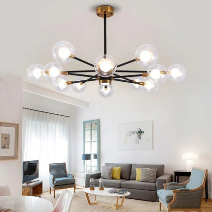 Suspension luminaire en verre bulles style nordique pour salon et chambre — LZ4X9T2