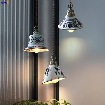 Suspension LED simple en céramique au design moderne — LZ4X9P