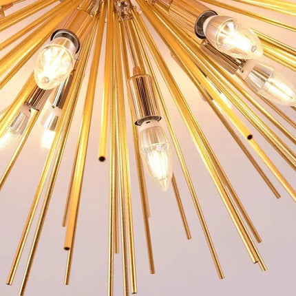 Lustre boule hérisson lumineux style nordique pour décoration maison — LZ4N7Q2