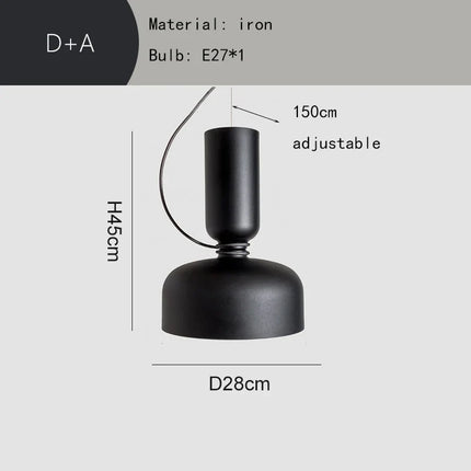 Lustre moderne en métal avec fil réglable — LZ4P9XQ