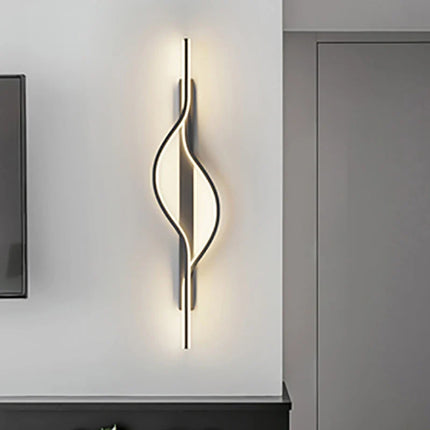 Applique murale LED design minimaliste à rayures pour intérieur — LZ4X9P2