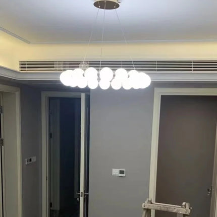 Lustre nordique en forme de haricot magique
