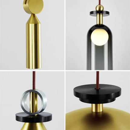 Suspension réglable en métal pour éclairage intérieur décoratif — LZ4P9X