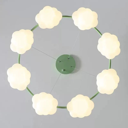 Lustre en forme de nuage avec télécommande pour enfants — LZ4D9X