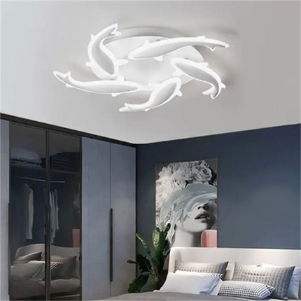 Plafonnier LED intérieur en métal et acrylique moderne — LZ4T9Q1