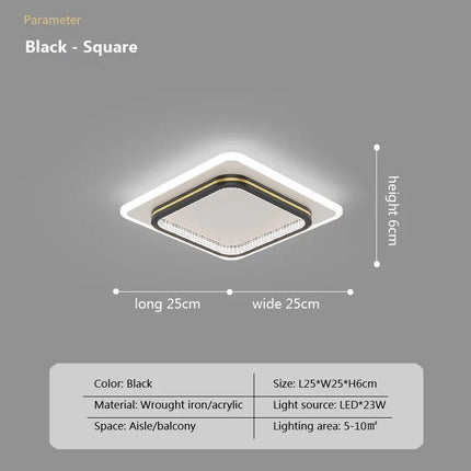 Plafonnier LED moderne au design nordique créatif — LZ4X9P2